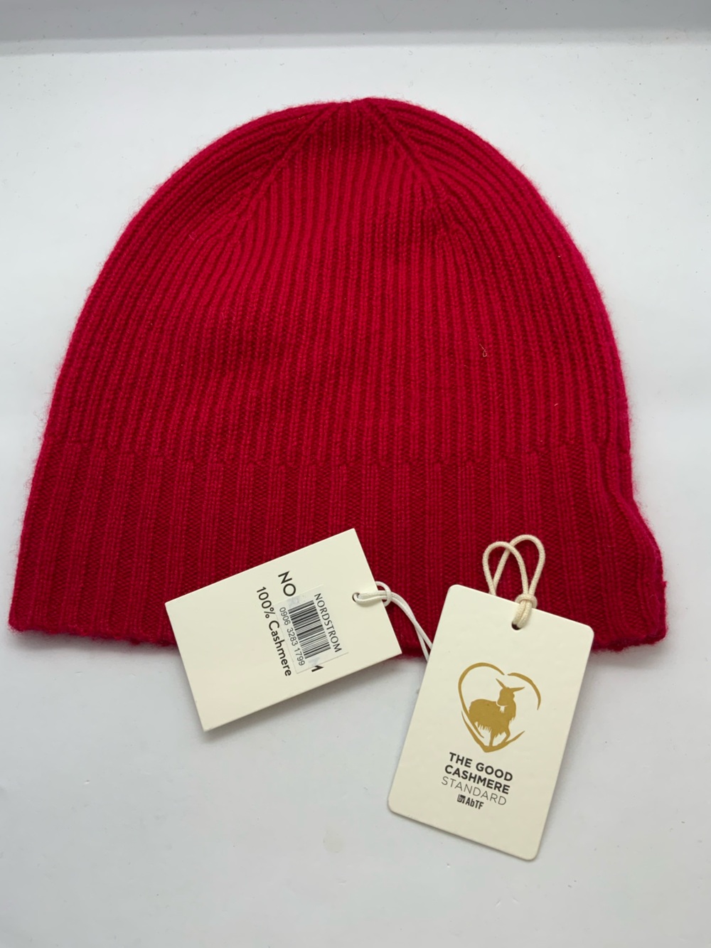 Nordstrom Red Cashmere Beanie - The Good Cashmere Standard